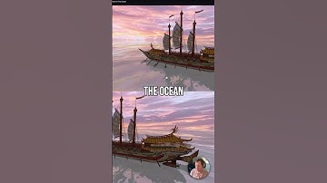 a no-code ocean scene