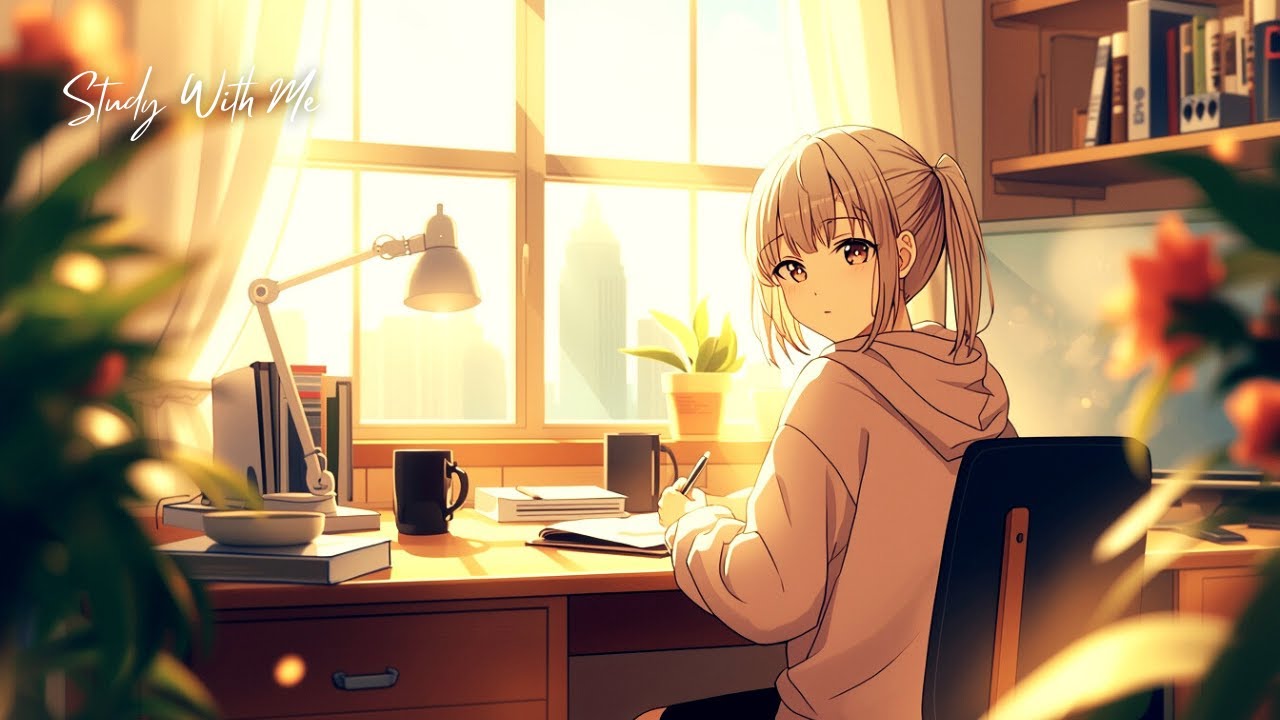 Study With Me | 1 hour | Soothing Music