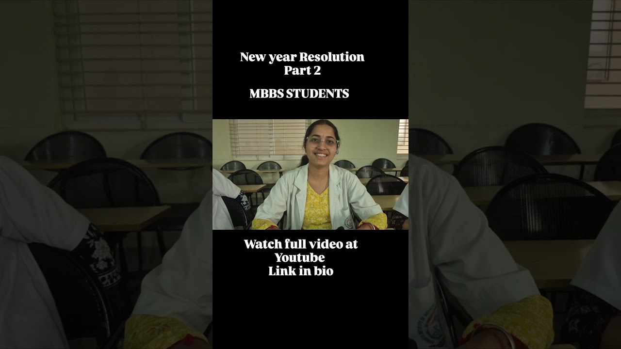 New year Resolution part 2 MBBS STUDENTS 