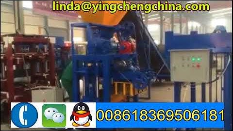 QT40C-1 manual concrete block machine color paver brick machine