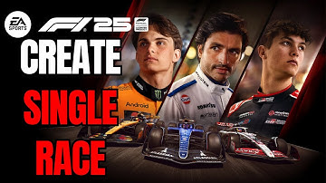 How to Create a Single Race in F1 25 (Play Solo Races)