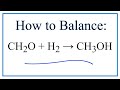 Balancing Chemical Equations Concepts