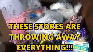 DUMPSTER DIVING - MILLIONAIRE RETAIL STORES ARE THROWING AWAY EVERYTHING IN THE TRASH. JACKPOT 😳