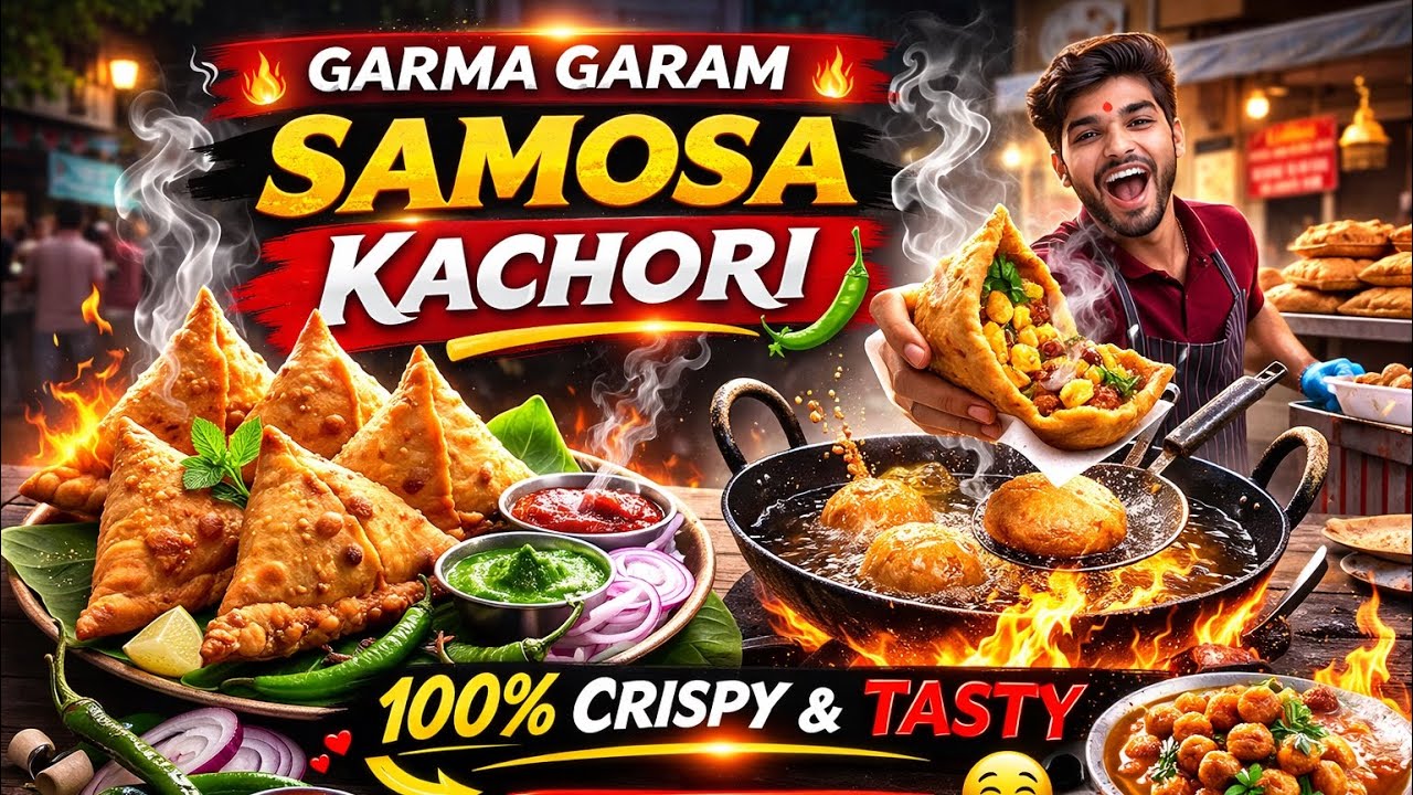👉 1975 Se Chal Raha Famous Samosa Kachori Stall | Secret Recipe Inside