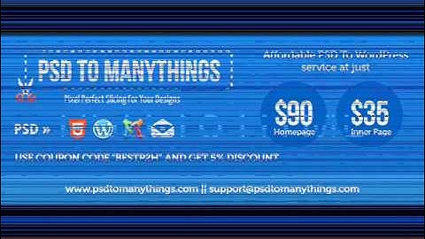 PSD TO HTML | PSD TO XHTML - PSD To MANYTHINGS