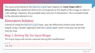 Celebrity Solving the MaxPooling3D Compatibility Issue in Keras Wealth