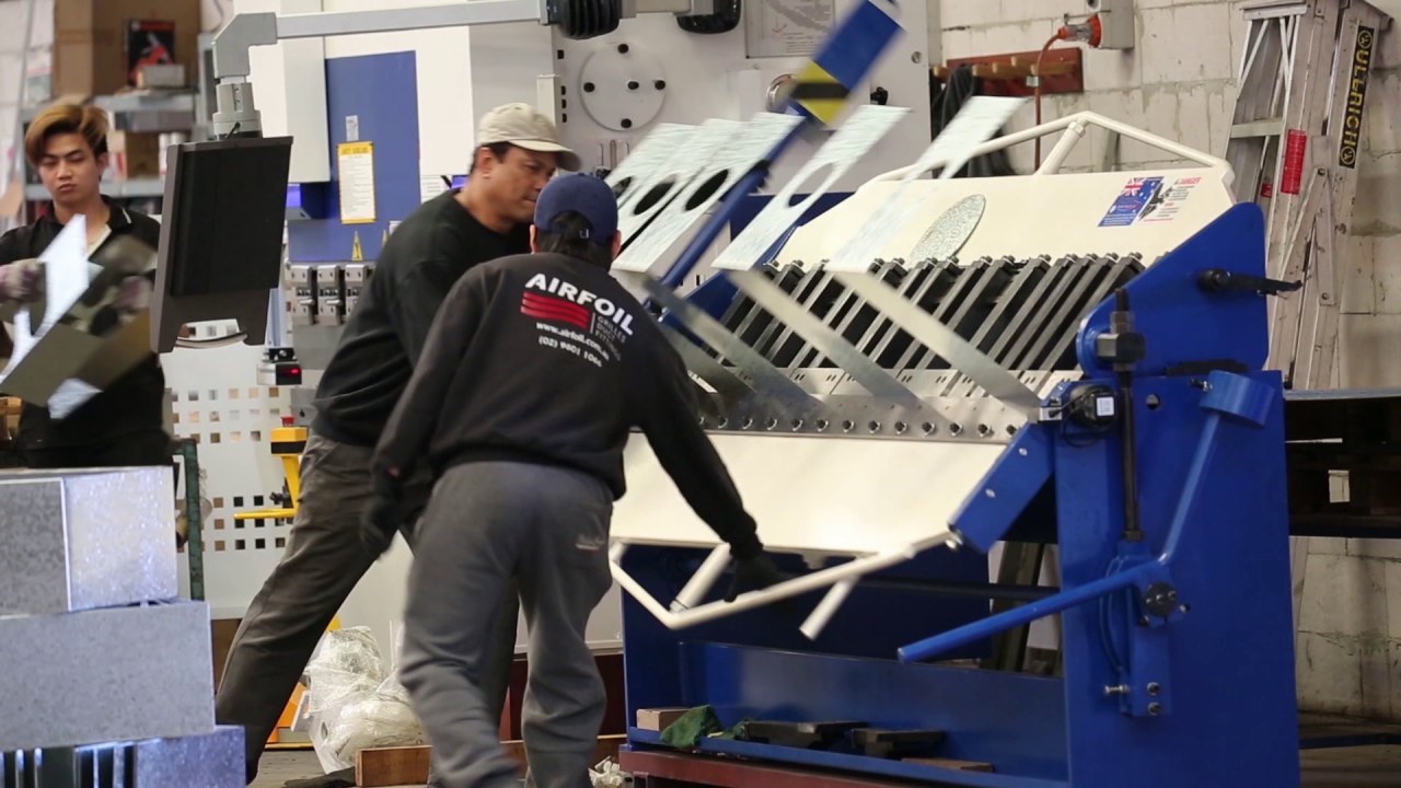 Airfoil Manufacturing. Sheet metal fabrication for the air diffusion industry