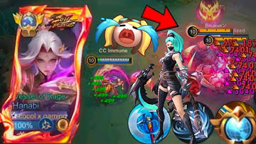 HANABI USERS TRY THIS BURST CRIT DAMAGE HACK BUILD FOR LOSS GAME 🥺🥺#mobalegends 