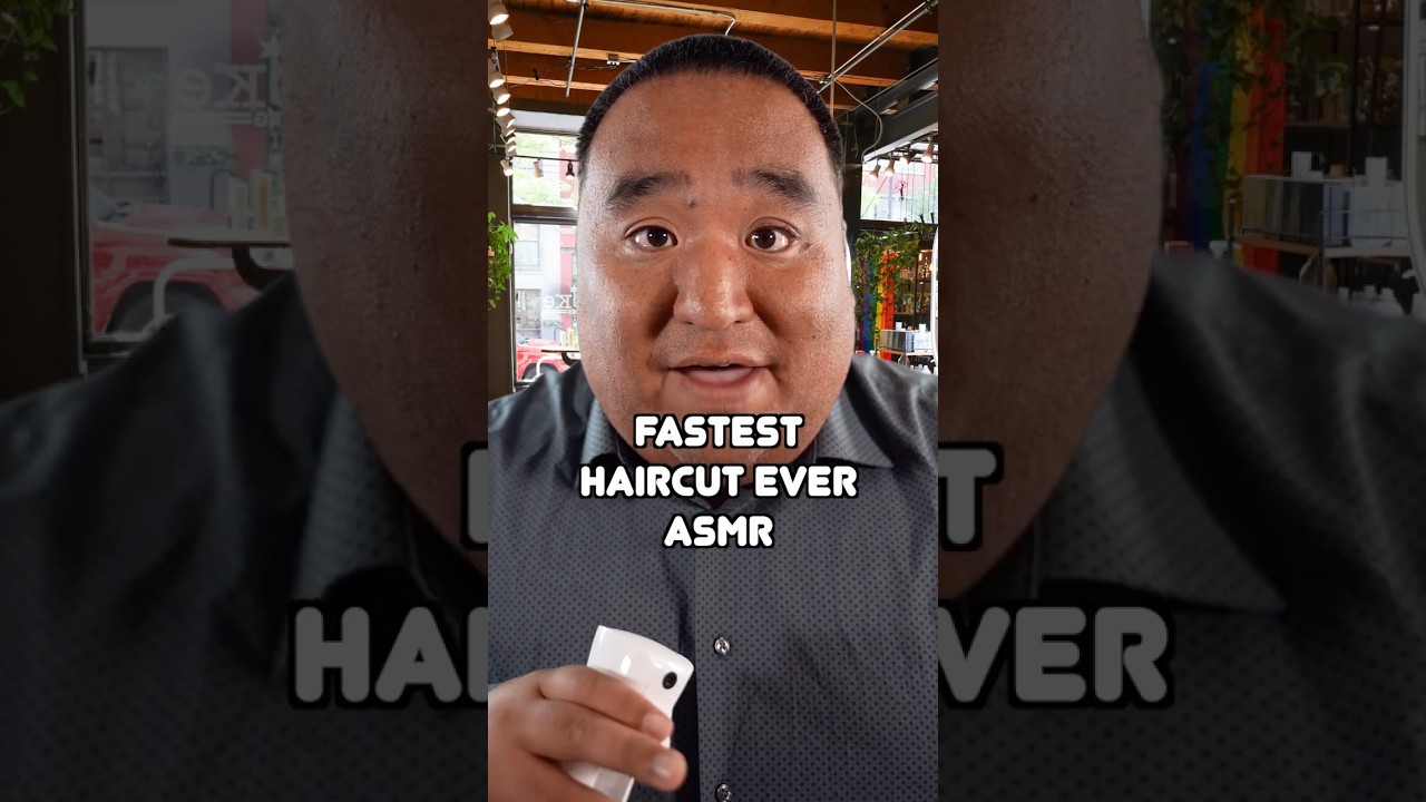 The FASTEST Haircut Ever ✂️ ASMR Roleplay