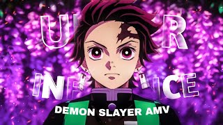 UNDER THE INFLUENCE 💖 | DEMON SLAYER GLOW [EDIT/AMV] | @rztrc text 📱