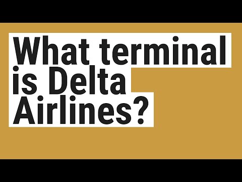 Video: Welke terminal is Delta binnenlands bij SFO?