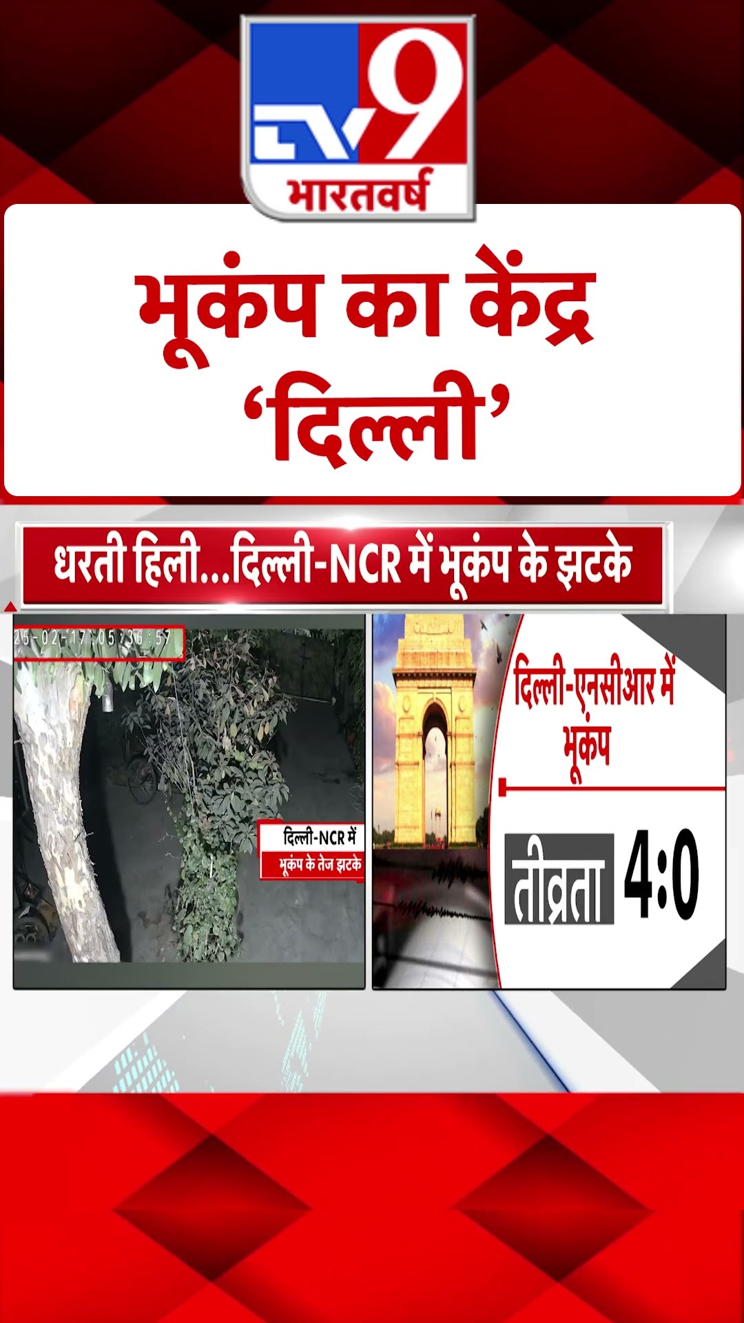 Earthquake in Delhi-NCR: भूकंप का केंद्र 'दिल्ली' | #shorts