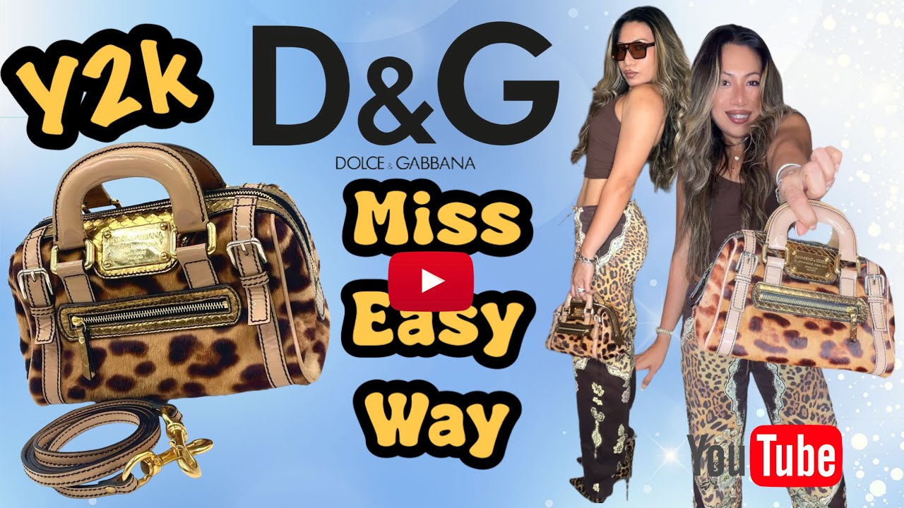 Dolce & Gabbana Y2k bag “Miss Easy Way” Bag Details, Mod Shots