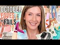 OCTOBER FAVORITES 2022 + FAILS | Monthly Beauty Must Haves