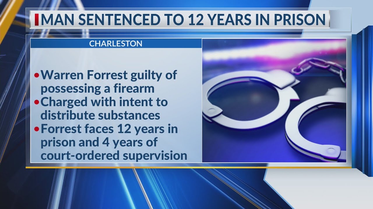 North Charleston man sentenced to 12 years for gun, drug charges - YouTube