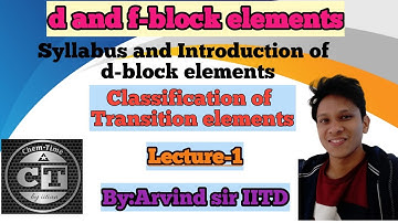 Introduction and classification of d-block elements for NEET&JEE ||🔥Best Trick🔥||@ChemTime.iitian