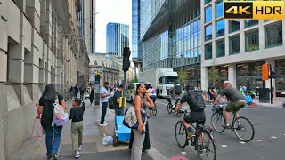 London’s Summer Walk - Aug 2024 I A Compilation of Grey and Gorgeous Views [4K HDR]