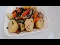 ФРАНЦУЗСКАЯ КУХНЯ. Необычный рецепт. Очень вкусно. Бекофф. Маринад.