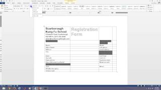 Word 2013 Fillable Forms Word 2013 Fillable Forms