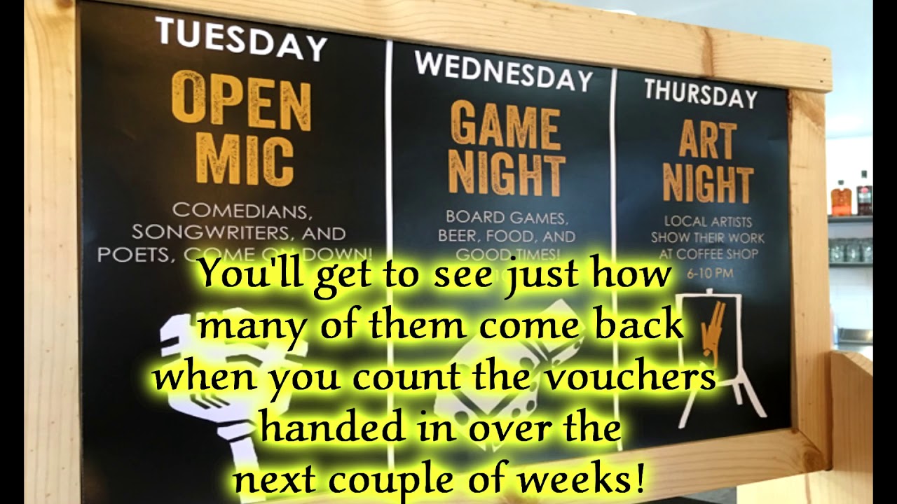 Coffee Shop Events Marketing