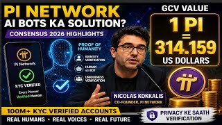 Pi Gcv Value | Global Consensus Price | AI Proof of Humanity