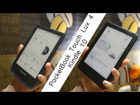 PocketBook Touch Lux 4 vs Kindle 10 - porównanie czytników do 450 zł