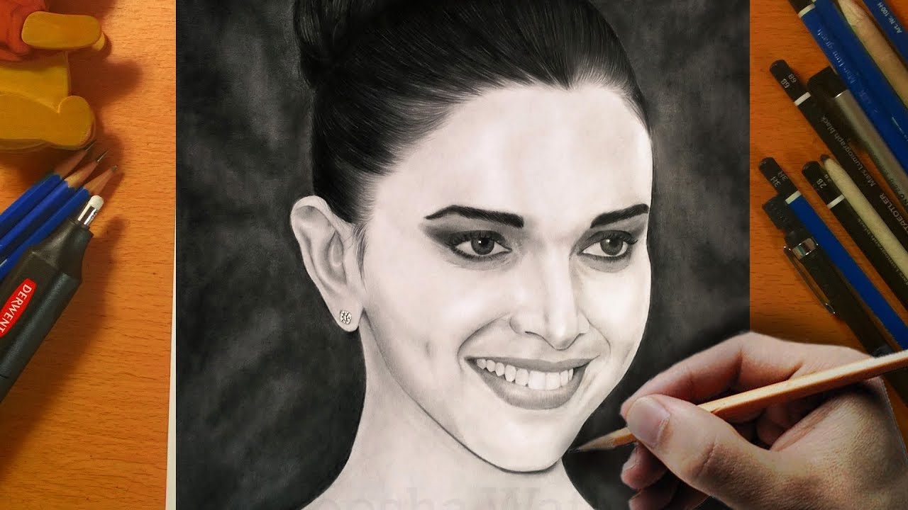 Deepika Padukone - Pencil Drawing | Bollywood Actress | Realistic ...