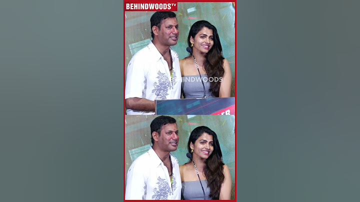 'போதும் Vishal நிப்பாட்டுங்க' 😍 Cute-ஆ மேடையில விளையாடிய Vishal,Dhanshika