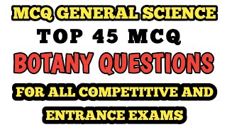 Botany Quiz | 45 Important MCQ | Science Quiz Questions For Students | Science GK | #ScienceQuiz screenshot 5