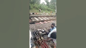 Pre work for TWS point installation #railway #signal #cmjhasir @RailwayTechShorts