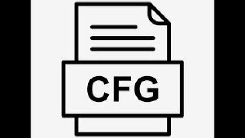 How to convert Text file into CFG on Windows 10