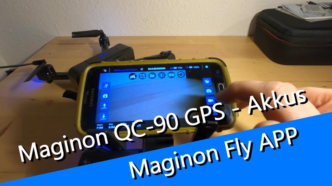 Maginon Quadrocopter Qc 50s Mit Handy Verbinden #02 Aldi Maginon QC-90 GPS - Akkus laden - Maginon FlyApp - Drohne