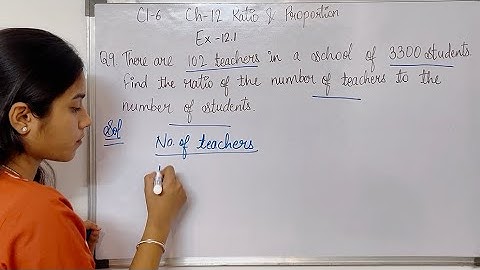 Exercise-12.1 Question 9 Solution | Class 6 Maths chapter 12 Ratio and Proportion