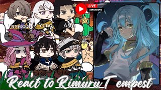 Black clover react to rimuru tempest | Asta | that time i got reincarnated as a slime | gacha life