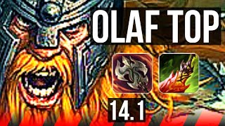 OLAF vs ORNN (TOP) | 9 solo kills, Godlike, 14/3/2 | BR Master | 14.1