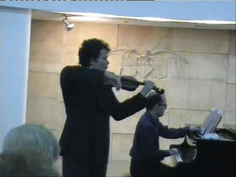 VIOLIN VIRTUOSO: SARASATE ZIGEUNERWEISEN(GYPSY AIRS-AIRES GITANOS) as "Encore"(live)