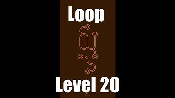 Loop Level Stage Niveau Nivel Yровень 20. Solution
