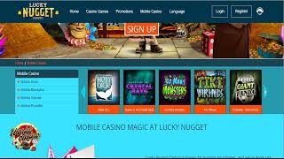 Lucky Nugget casino - review of online casino screenshot 2