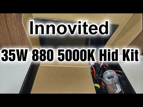 UNBOXING INNOVITED 35W 880 5000K HID FOG LIGHT KIT