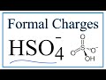 Formal Charge and Valence Electrons in HSO4-