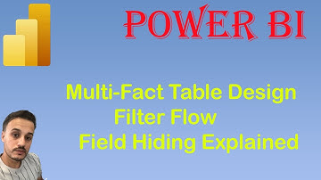 Power BI Advanced Modeling: Multi-Fact Table Design + Filter Flow + Field Hiding (2025)
