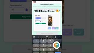 Resize Image in 1 Click 🚀 Free Online Tool | Best Free Image Resizer 2025 | Picotoolx #SahiBatao