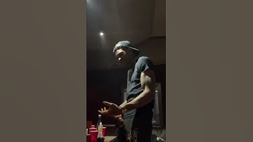 KinoBeats in studio working in studio with CEO Trayle