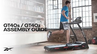 Reebok GT40s Series Treadmill – Step-by-Step Assembly Guide - YouTube