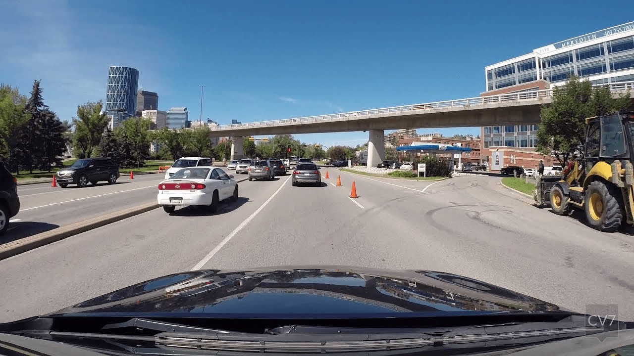Memorial Drive, Calgary AB (Time Lapse) YouTube