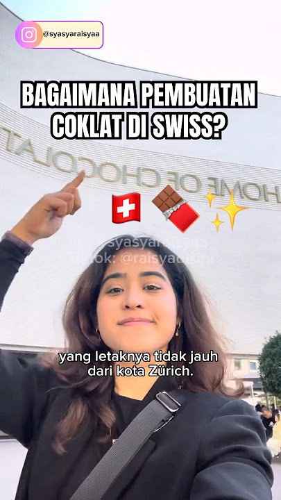 PABRIK COKLAT SWISS 🇨🇭 | LINDT HOME OF CHOCOLATE ZÜRICH