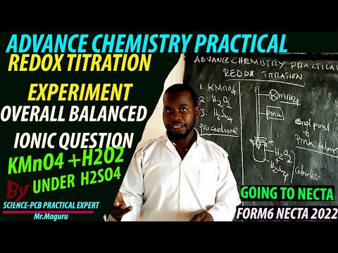 Video THE OVERALL IONIC REDOX REACTION | KMnO4 H2O2 WITH... - youtube