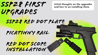 Upgrading the Novritsch SSP28 | Red Dot Plate, Picatinny Rail & BB-Proof Scope V2 Install