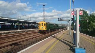 Hastings thumper DEMU + southern 73202 pass through Ashford International With whistles