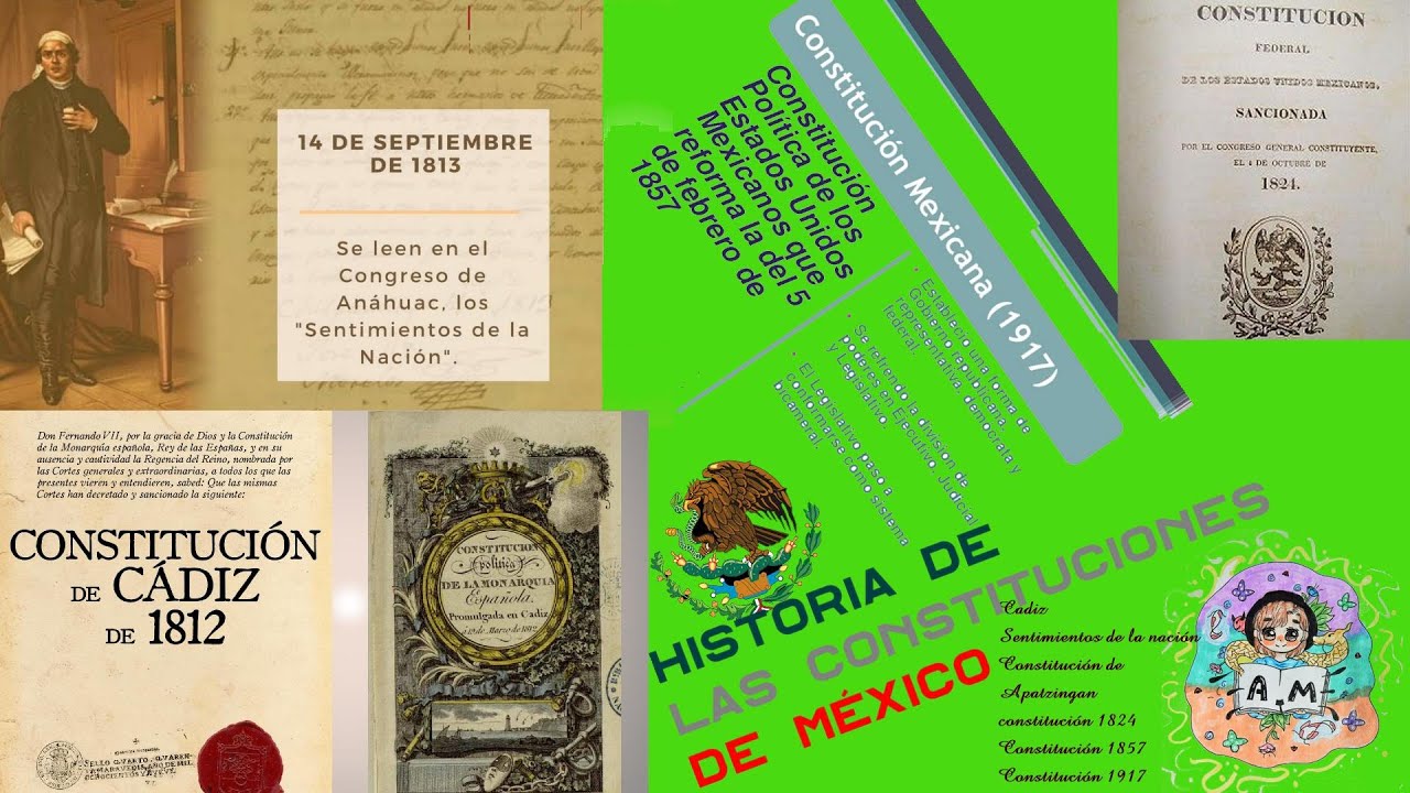Historia de las Constituciones de México - YouTube